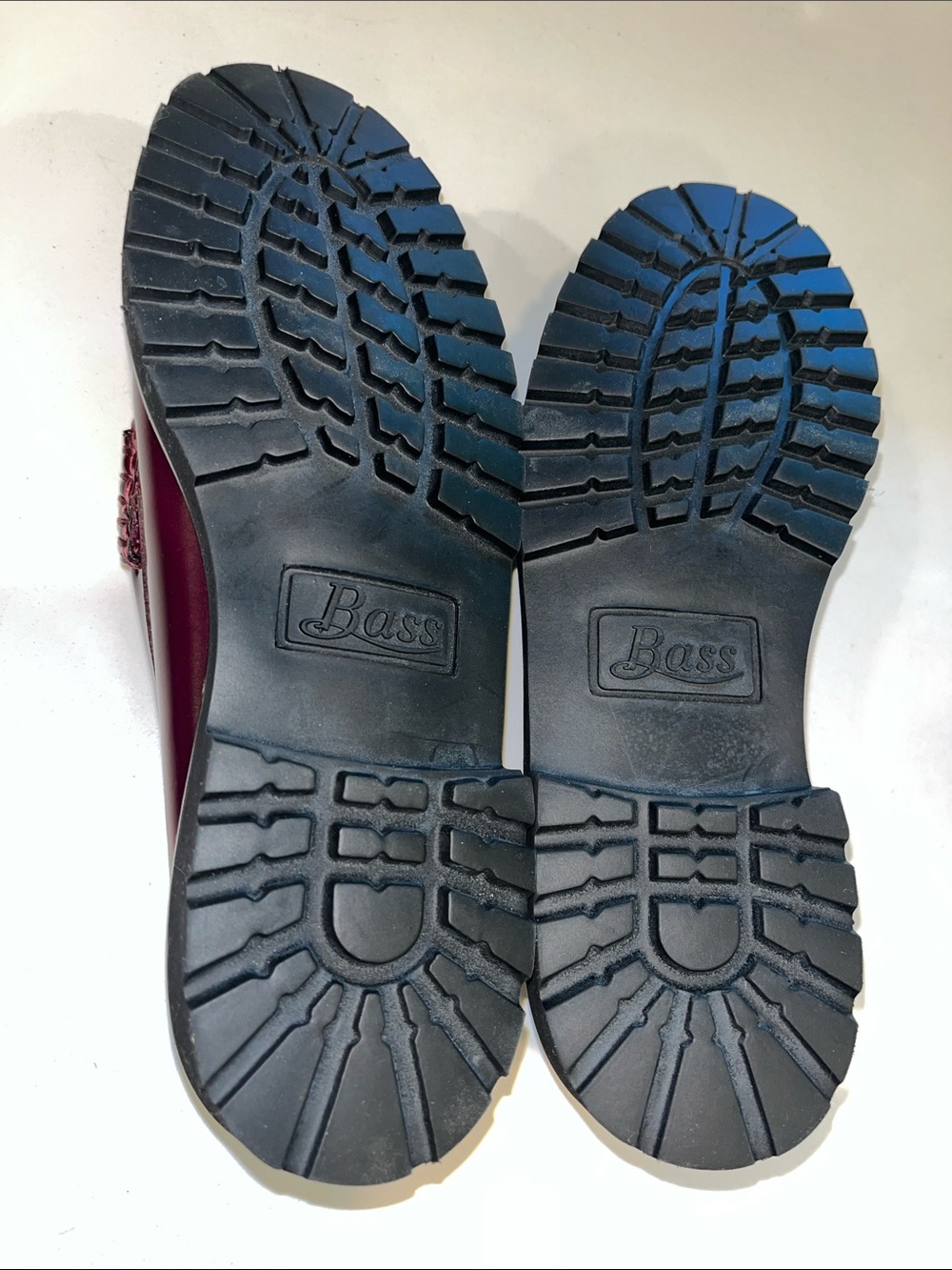 NWOT G.H. Bass Originals Weejuns Whitney Candy Lug Loafers In Plum Womens US 8 - Picture 13 of 16